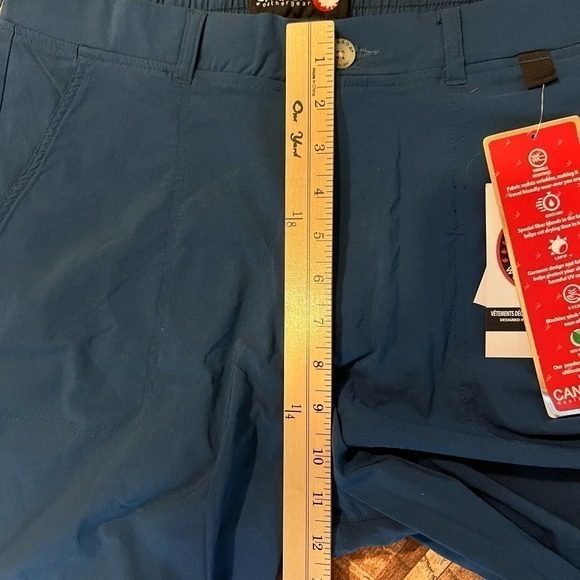 Canada Weathergear Shorts Hybrid Quick Dry Athletic Blue Medium - Picture 9 of 11